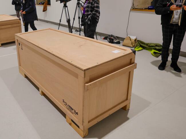 Las estatuas procedentes del Pórtico de la Gloria de la Catedral de Santiago