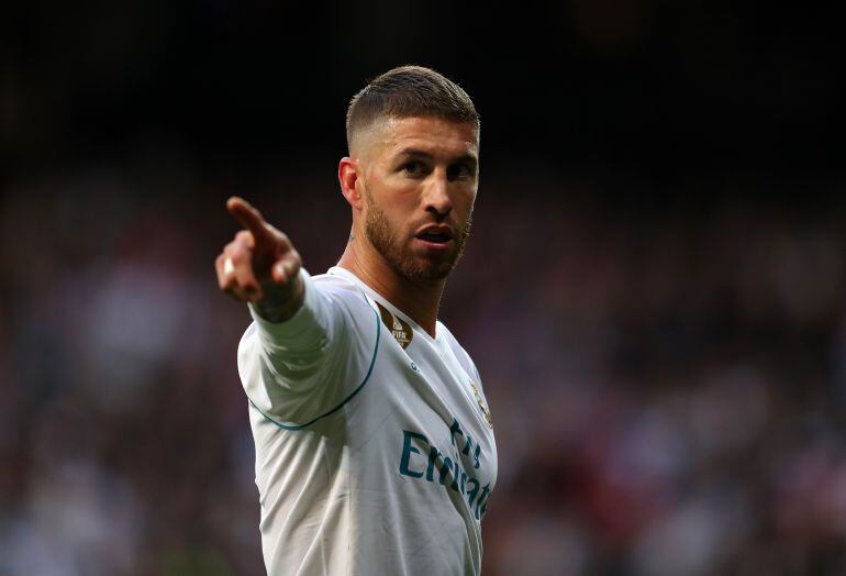 Sergio Ramos, durante un partido