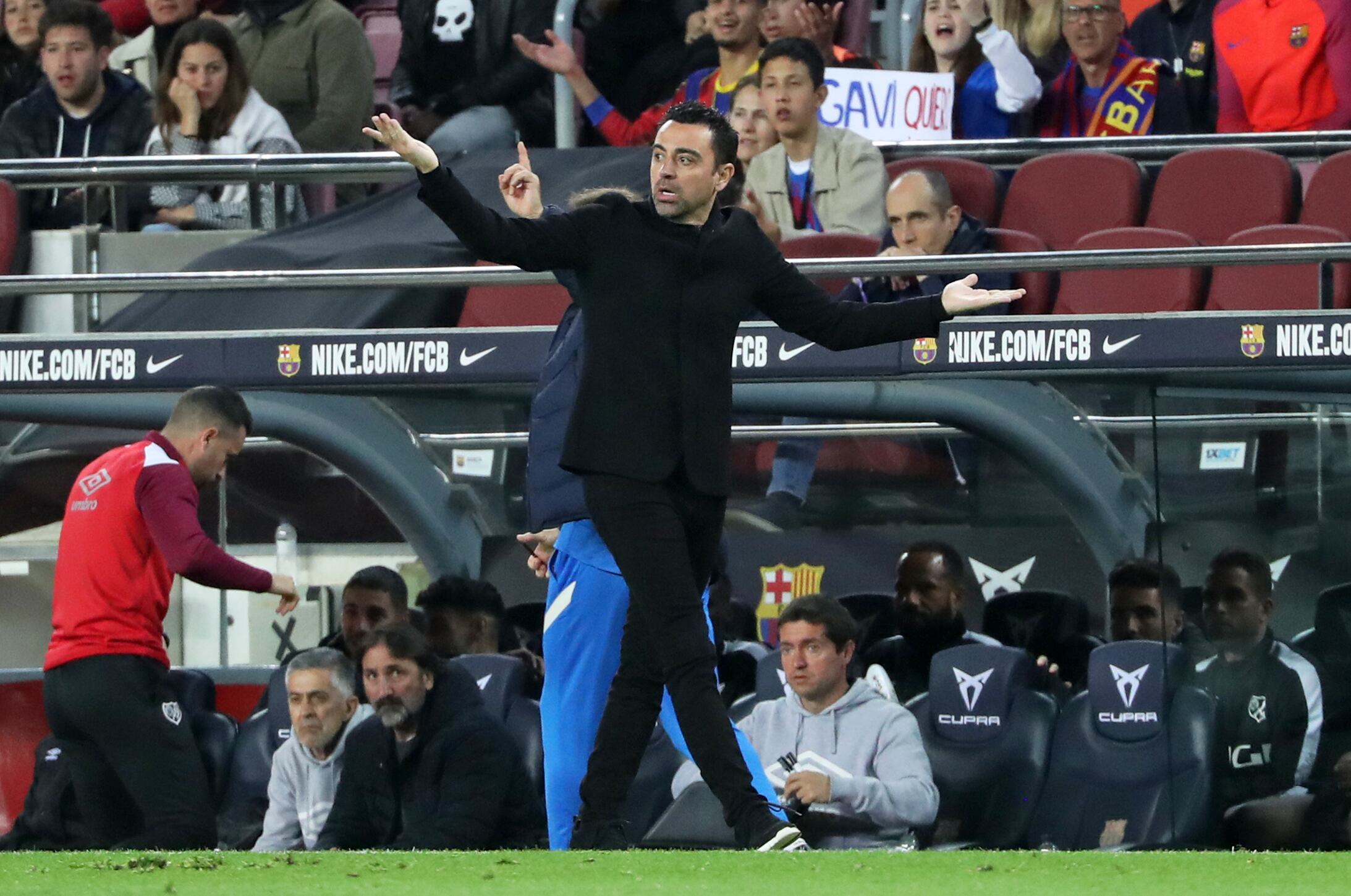 Xavi Hernández, entrenador del Barcelona