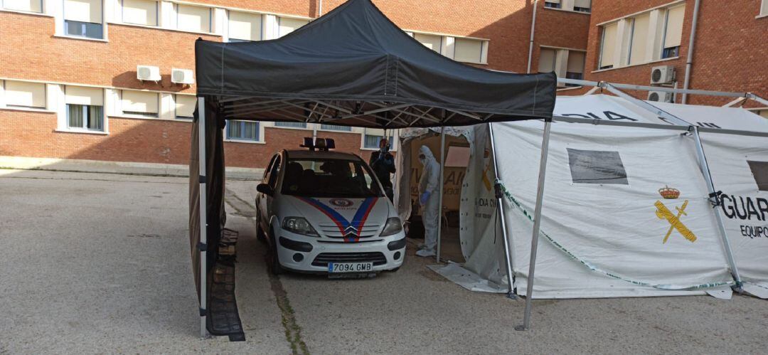 Los test municipales se están desarrollando en el colegio de Guardias Jóvenes de Valdemoro