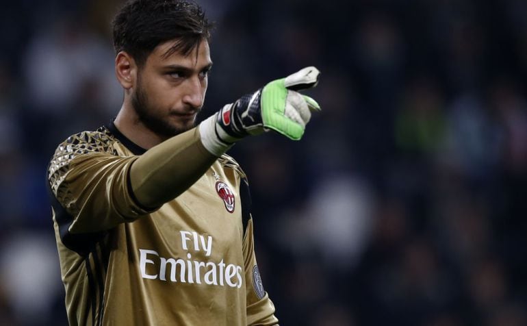 El portero del Milan Donnarumma.