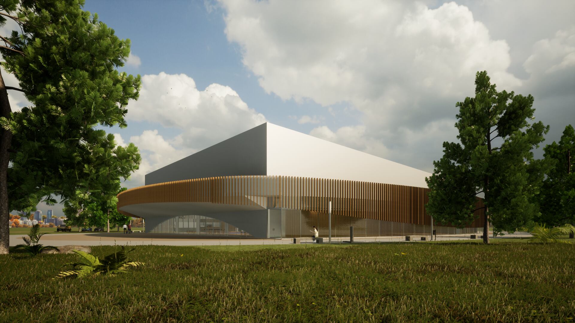 Recreación del nuevo pabellón de Tómbola