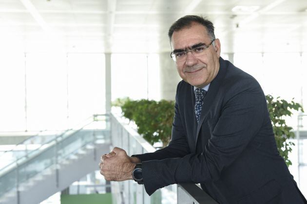 Pedro Bendala en el aeropuerto de Málaga-Costa del Sol