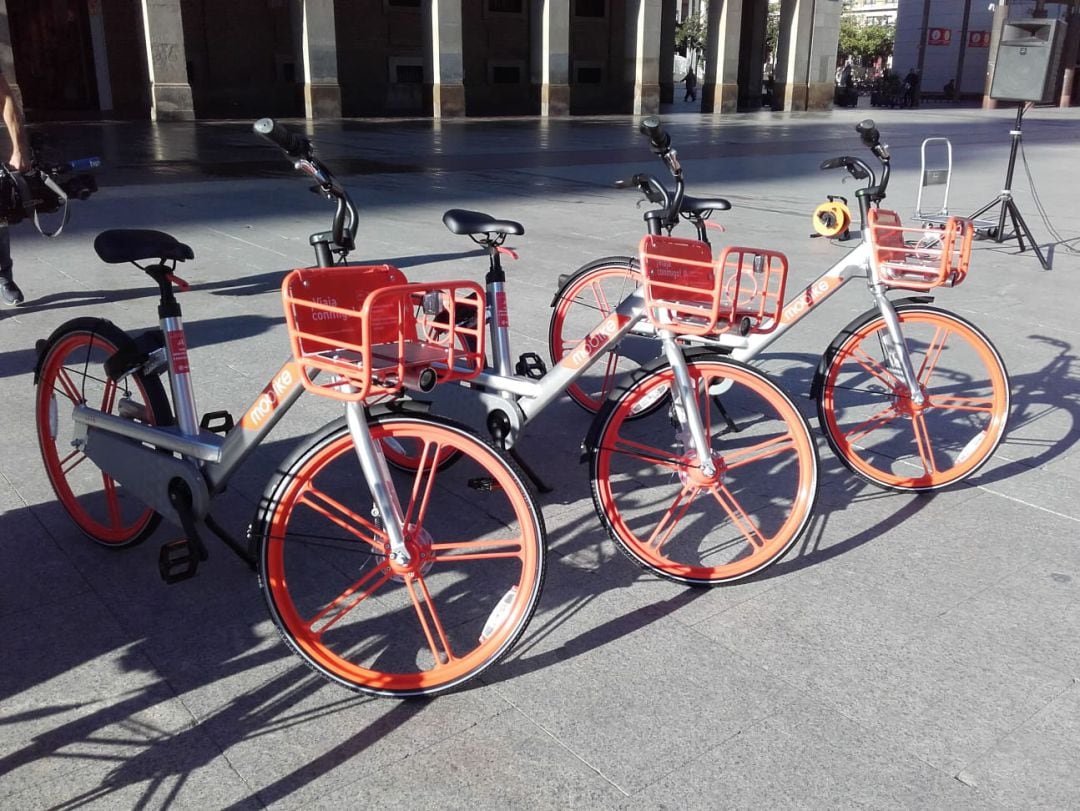 Las nuevas bicicletas de uso compartido se implantan en Zaragoza en prueba con 300 bicis