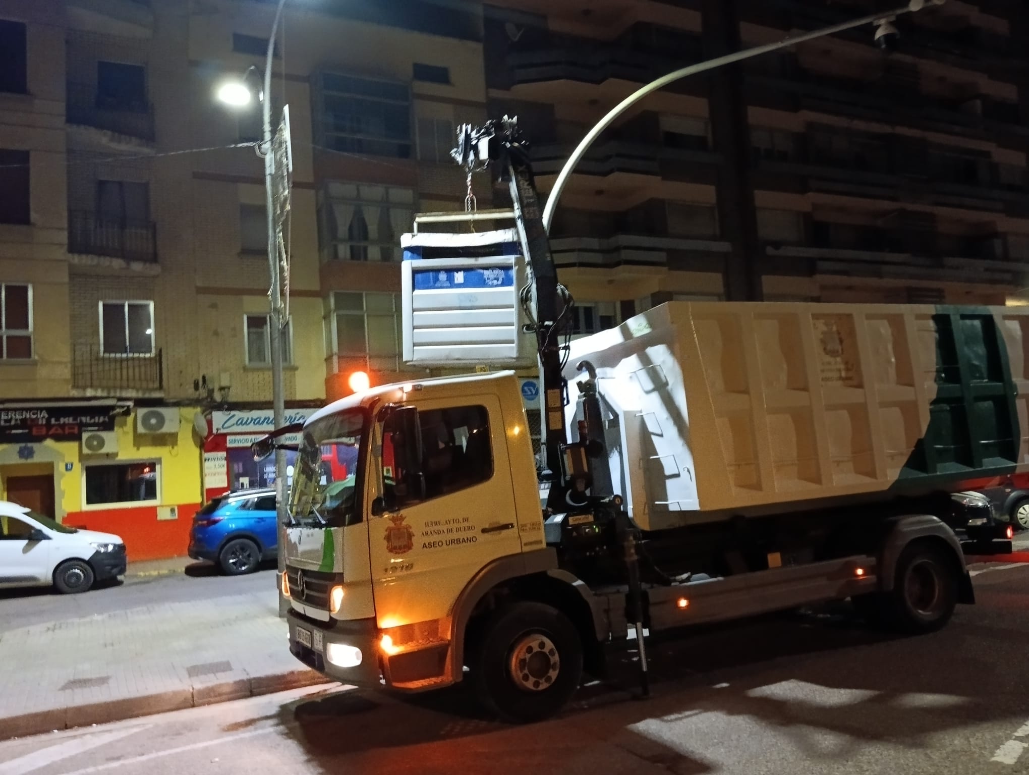 Recogida del papel y cartón en Aranda de Duero