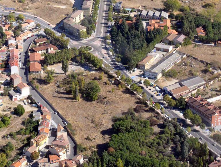 Parcela destinada a la construcción del Instituto de San Lorenzo