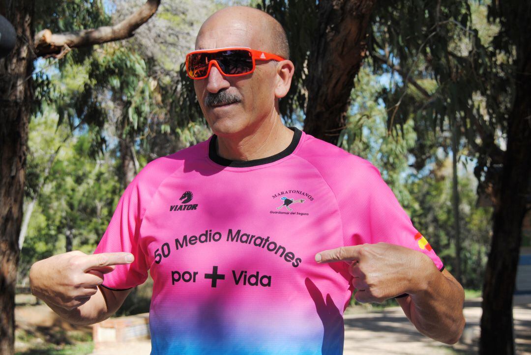 Manuel Maciá aspira a correr 50 medias maratones en 40 semanas