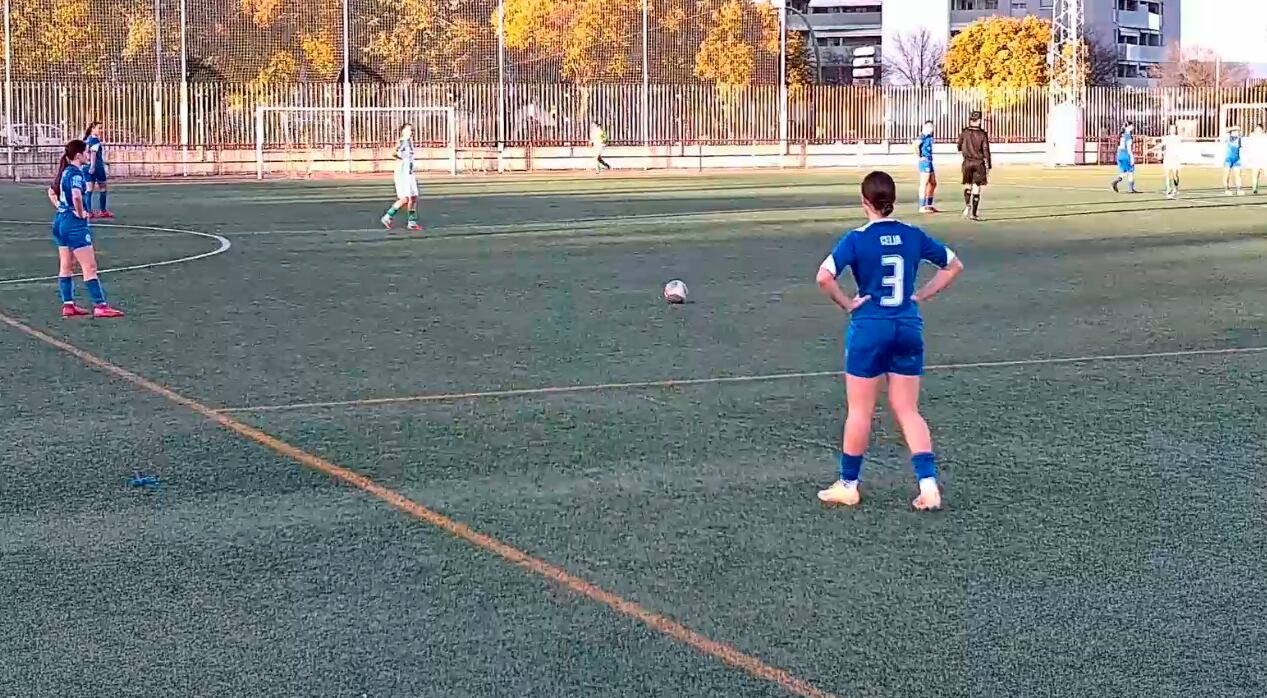 Imagen del partido del Xerez Féminas ante el Sanluqueño