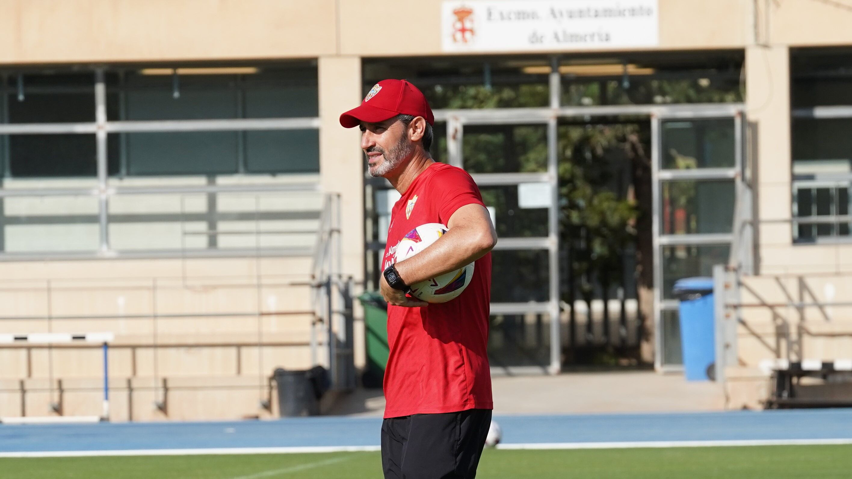 Vicente Moreno en el campo Anexo.