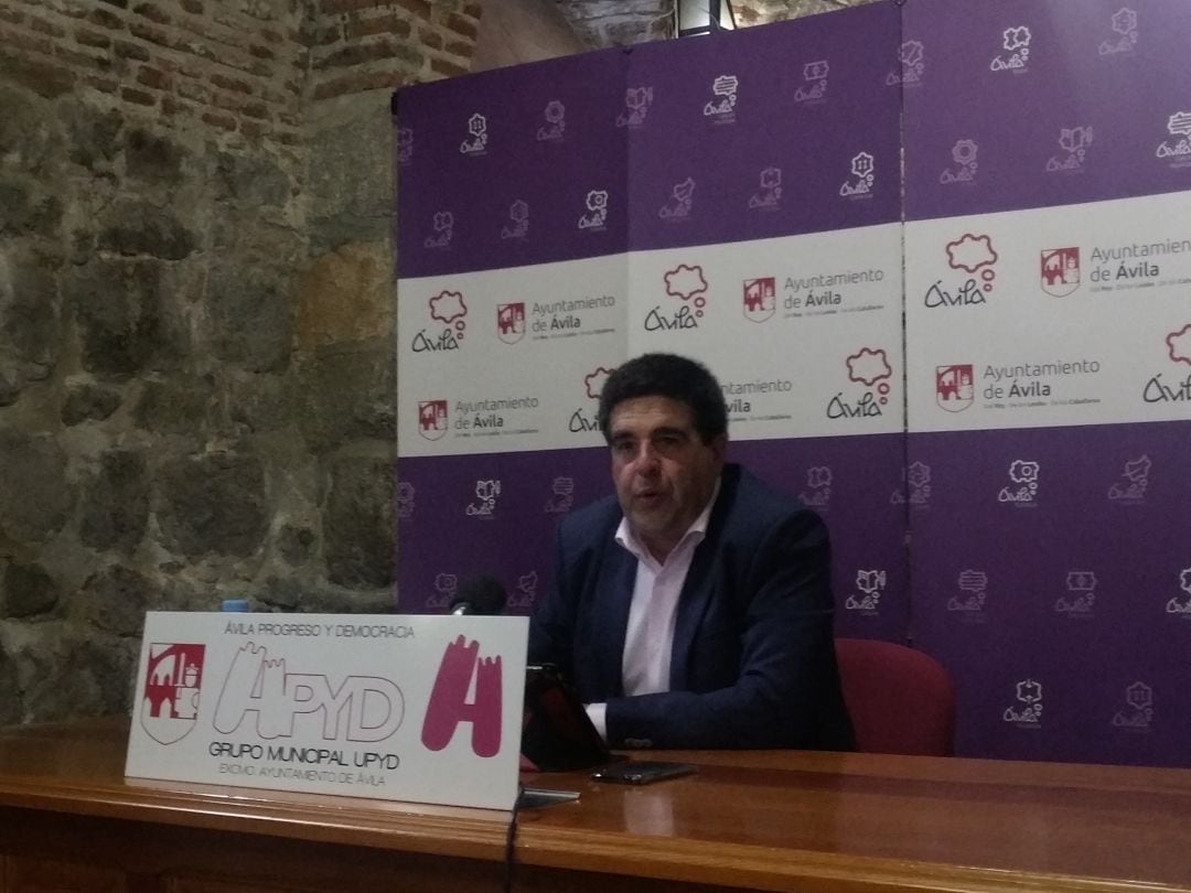 Javier Cerrajero, portavoz de UPyD en el Ayuntamiento de Ávila