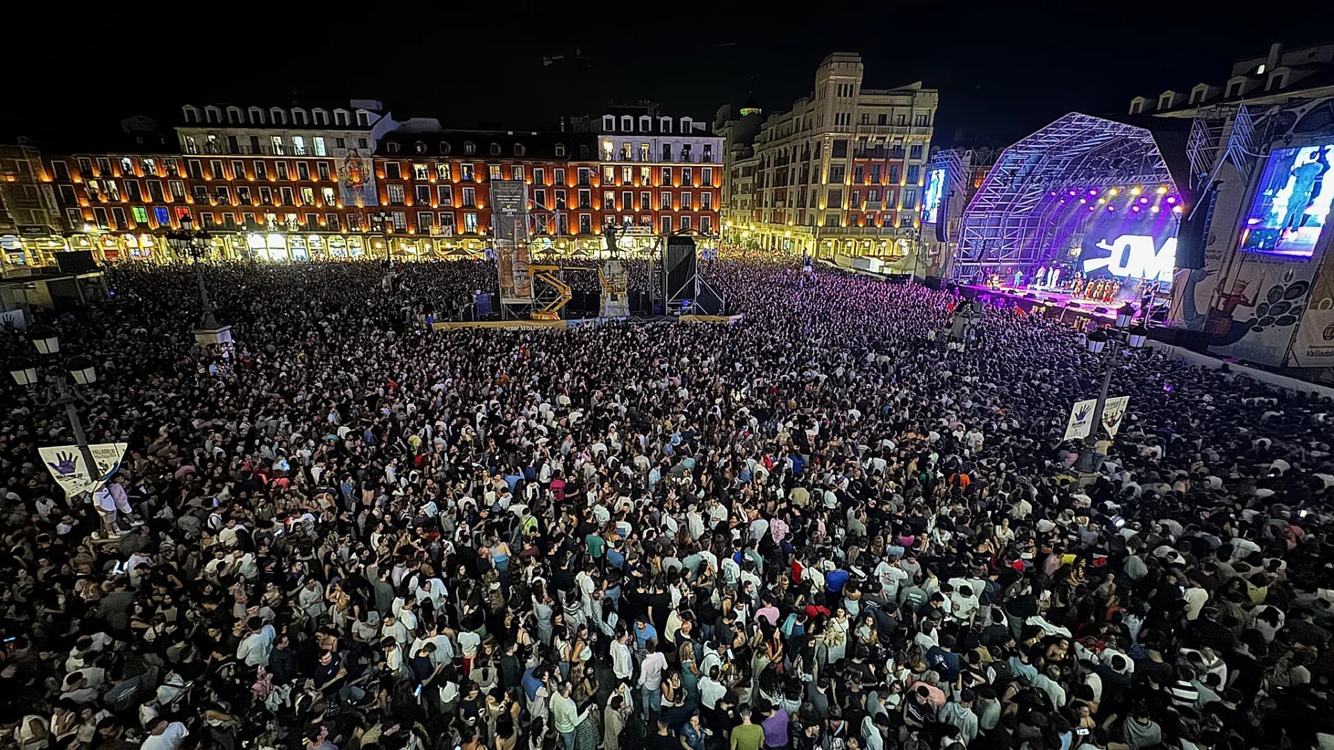 Concierto en la Plaza Mayor de Valladolid