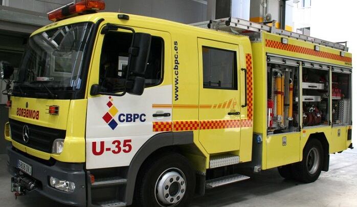 Una actuación de Bomberos