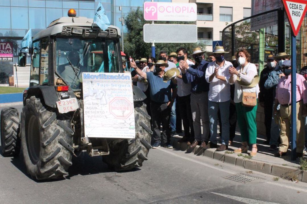 Tractorada en defensa del trasvase Tajo-Segura