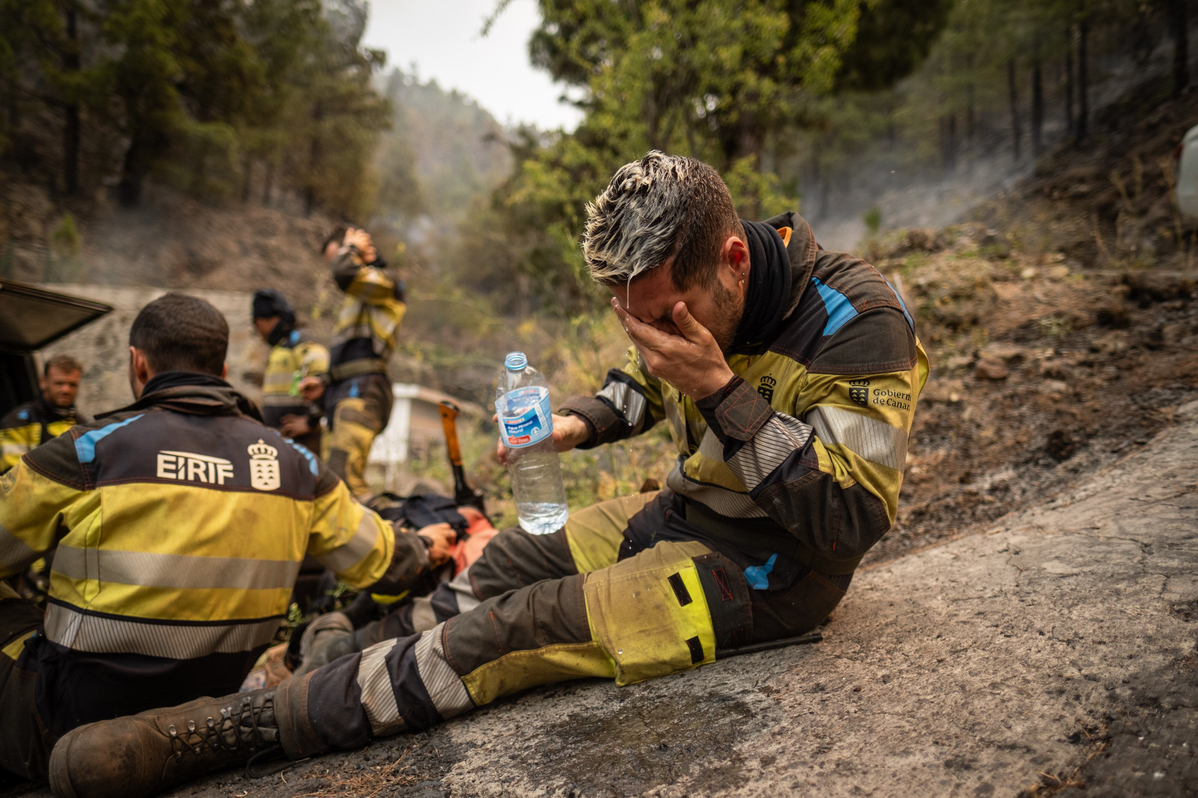 Incendio forestal en La Palma