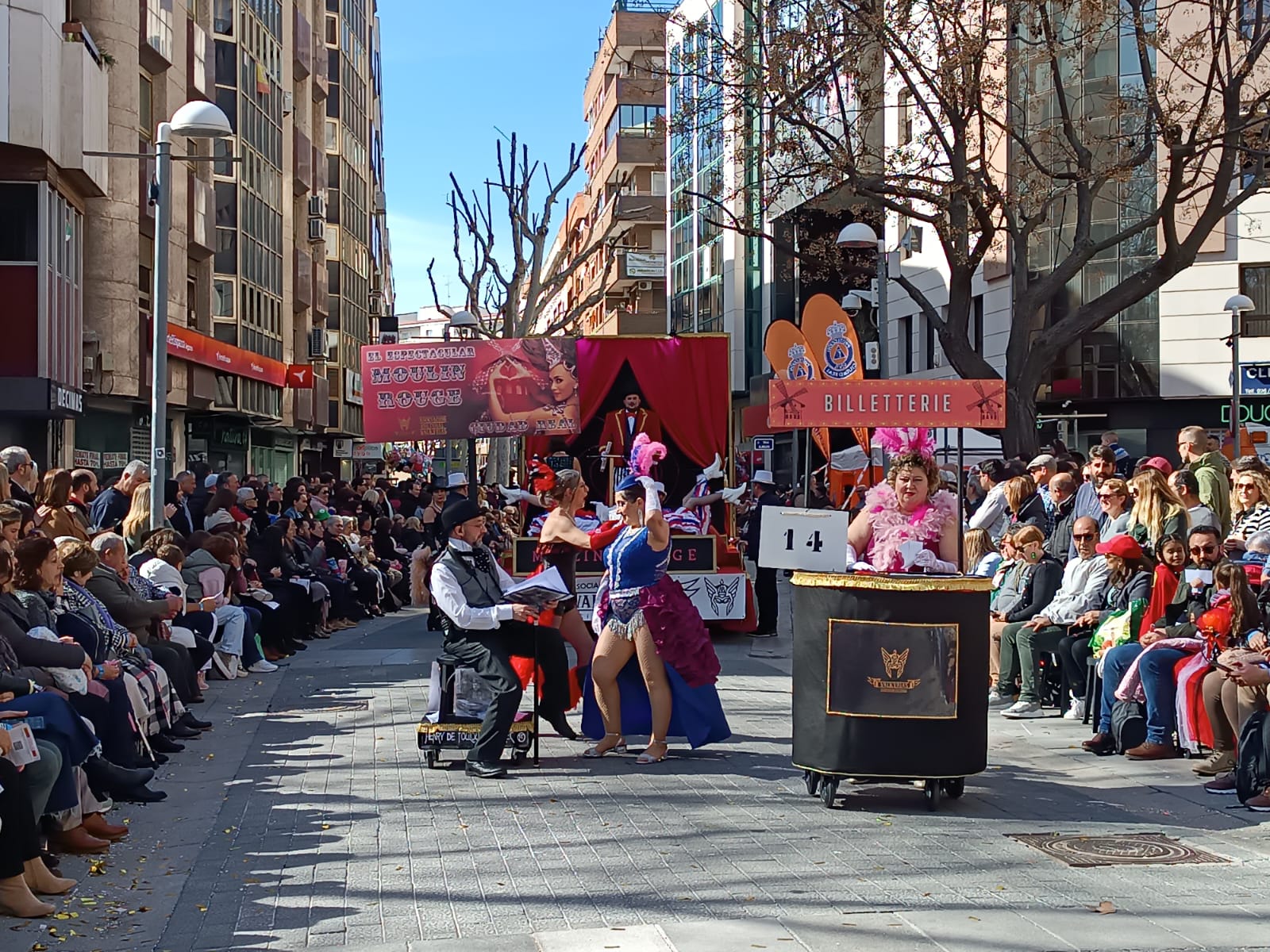 La peña Valkyrias de Ciudad Real, en un momento del desfile