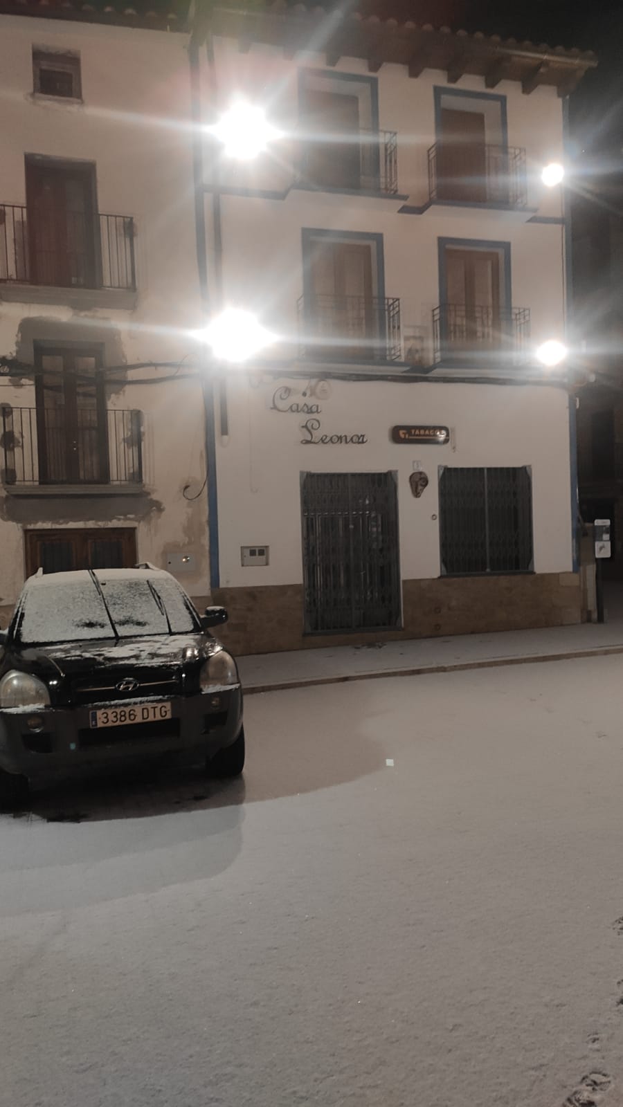 Nieve en Vistabella 📸 Fotografías de Juan Ramón Salvador