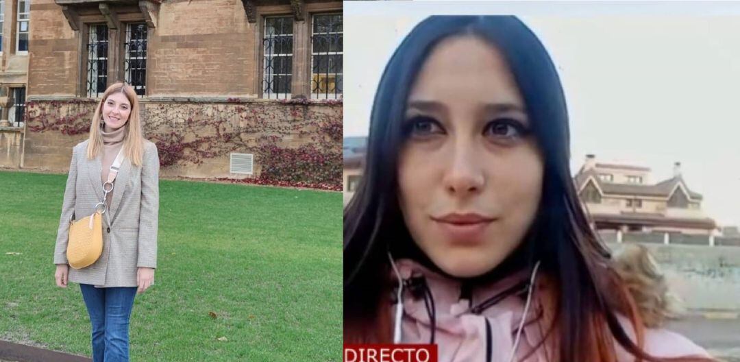 Ana Ángel (izquierda) y Mónica (derecha)