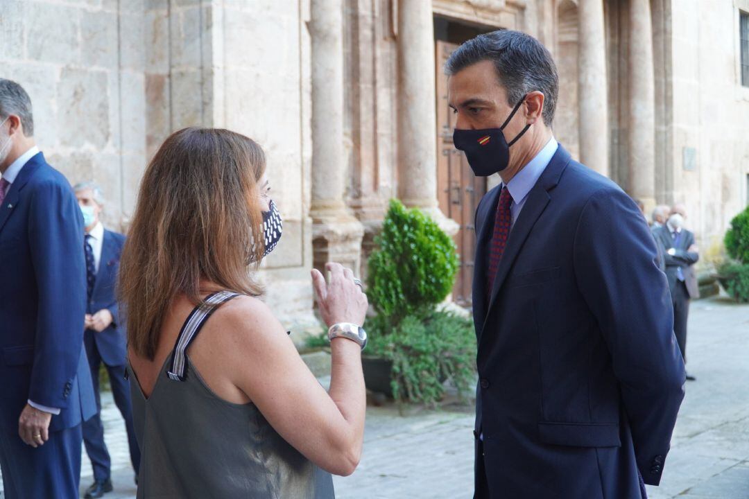 La presidenta del Govern, Francina Armengol, participa en la XXI Conferencia de Presidentes Autonómicos que se celebra en el Monasterio de Yuso (San Millán de la Cogolla), en La Rioja