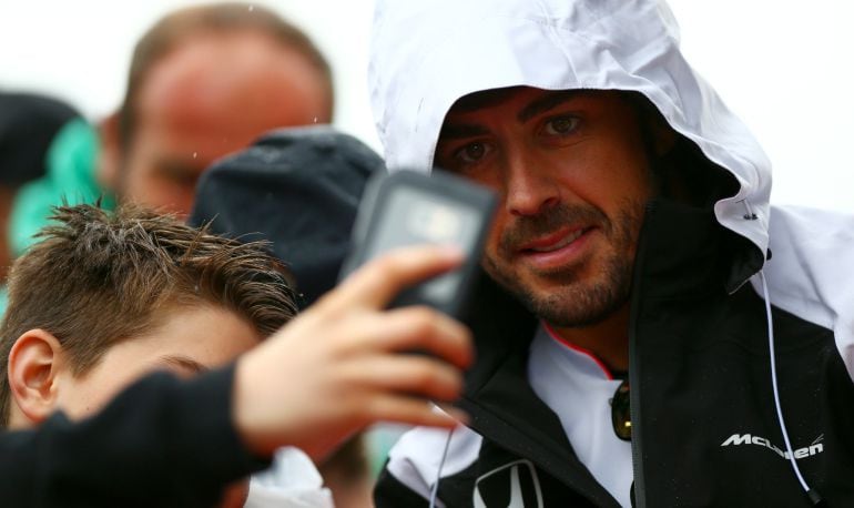 Fernando Alonso, en un momento del fin de semana en Spielberg