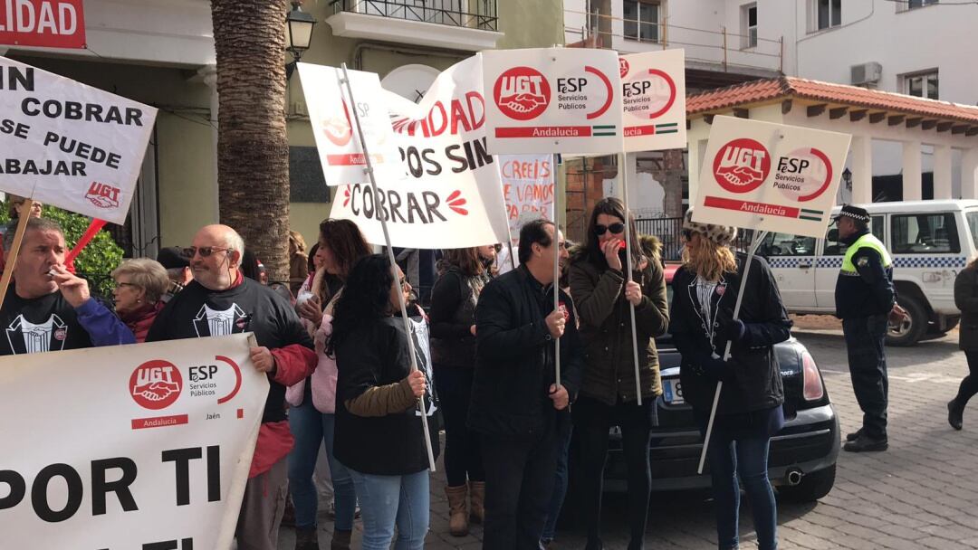 Los trabajadores han mantenido una última concentración este lunes 19 de octubre