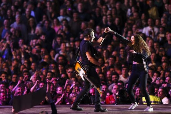 El momento en el que Spingsteen subió a una chica al escenario