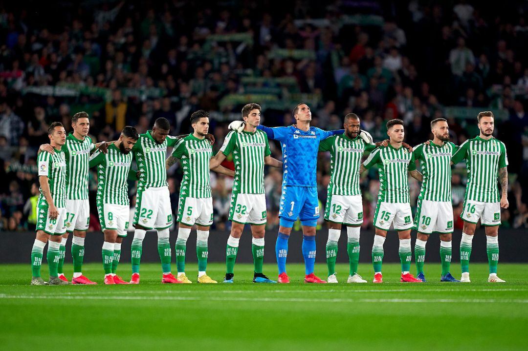 Once inicial del Real Betis antes de un partido de LaLiga