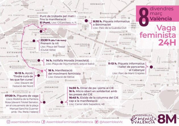 Mapa-guía completa de actos