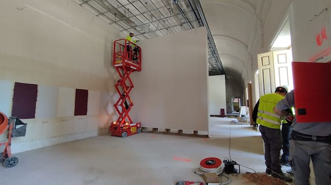 Planta superior donde se ubicará el Museo de Tapices