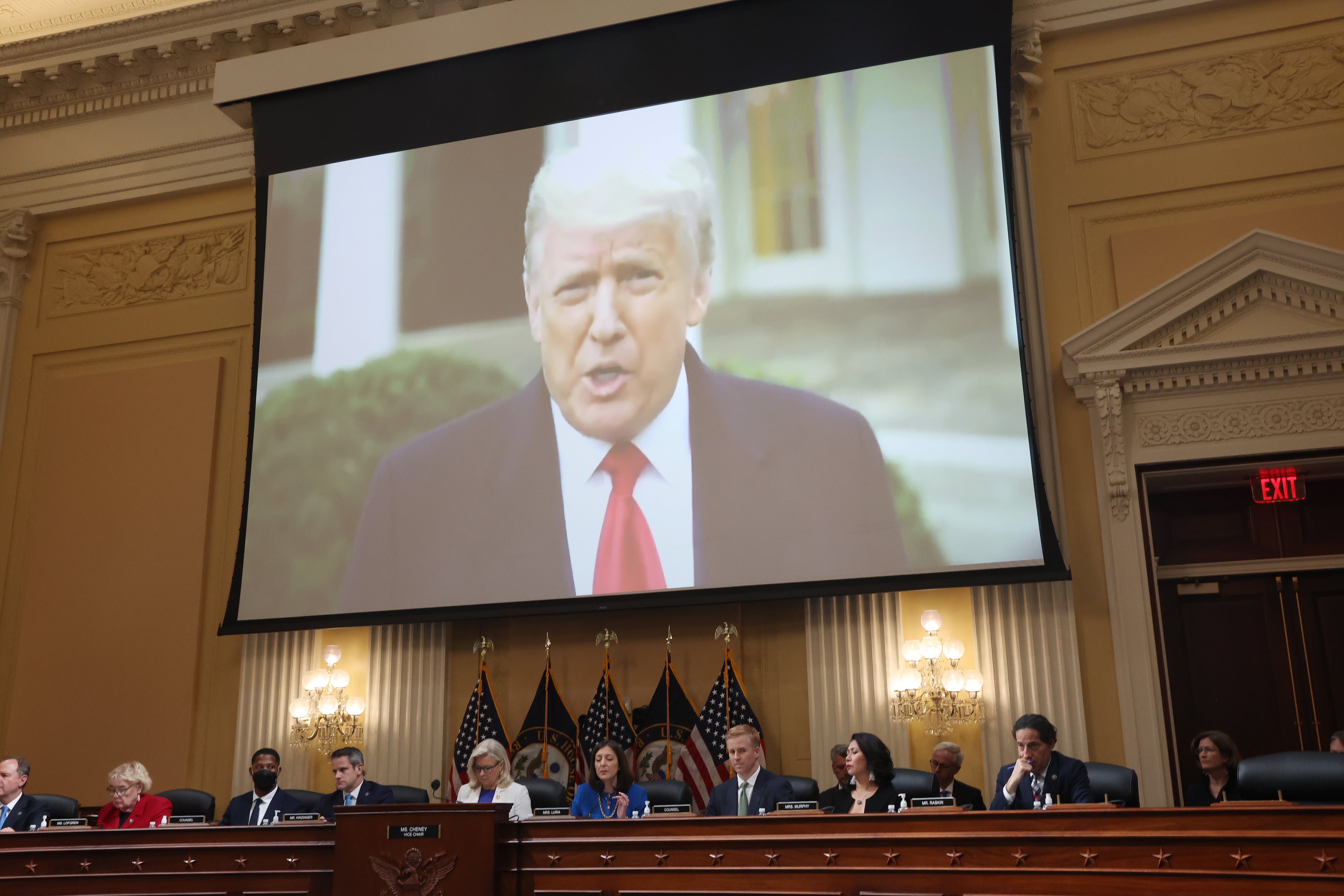 El Congreso de EEUU detalla la actuación de Trump durante el asalto al Capitolio.