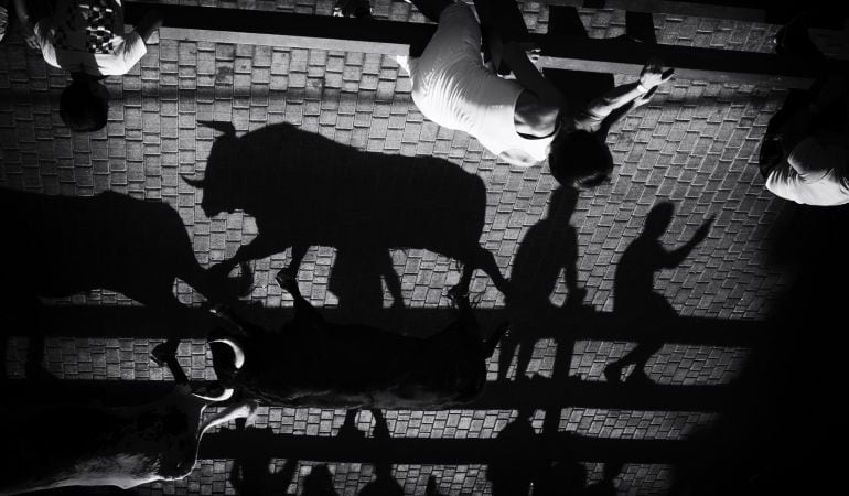 &#039;Un encierro diferente&#039; de Mario Monte es la fotografía en blanco y negro ganadora del certamen 2016 de la Asociación Cultural El Encierro
