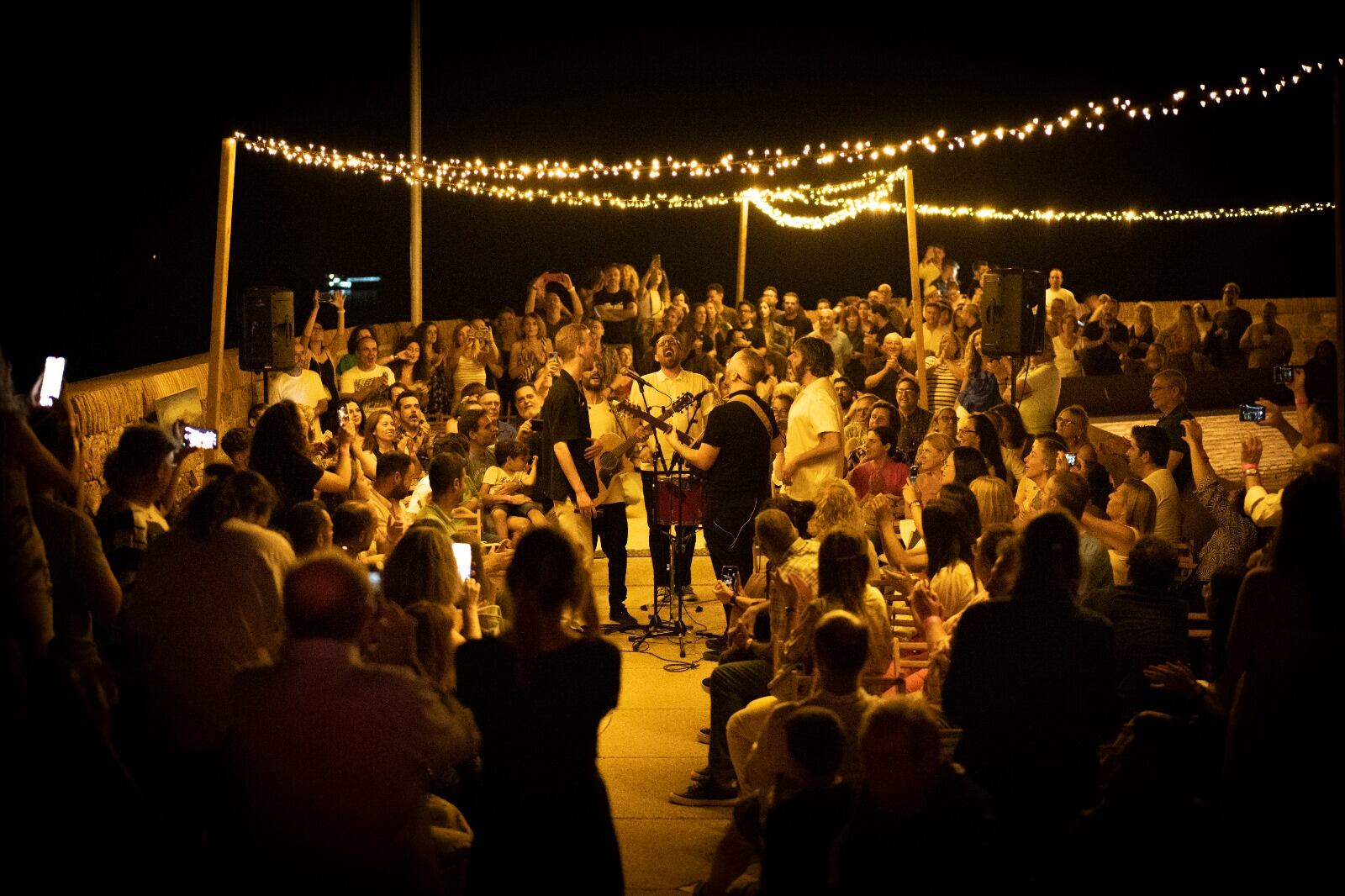 Nunatak durante el concierto