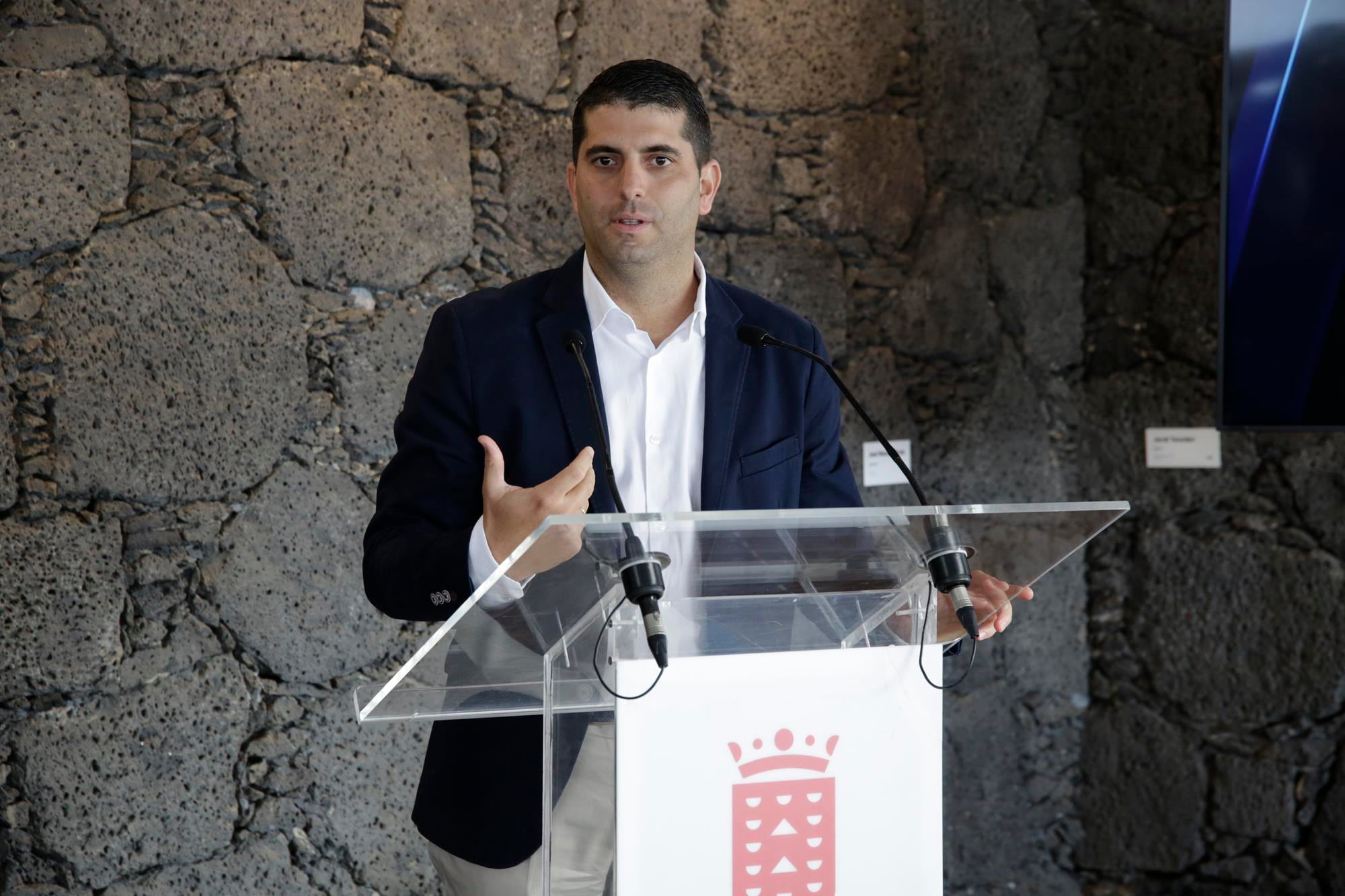 Benjamín Perdomo, consejero de los Centros de Arte, Cultura y Turismo del Cabildo de Lanzarote.