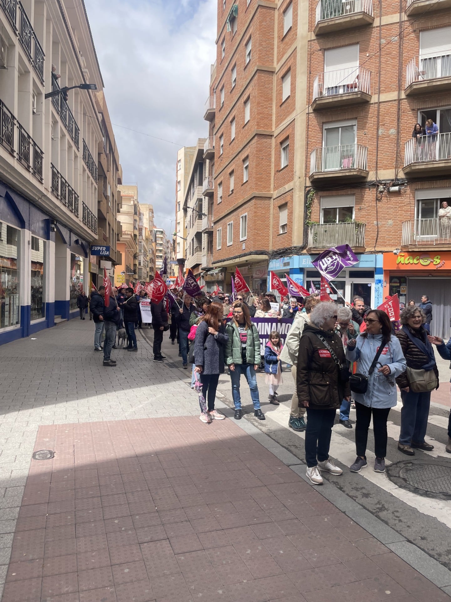 Manifestación del 1 de mayo en Albacete.