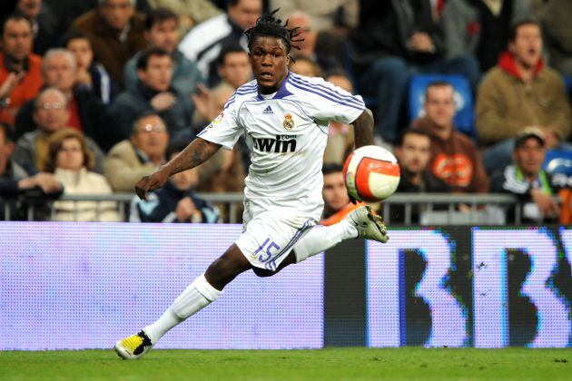 Royston Drenthe en su etapa en el Real Madrid