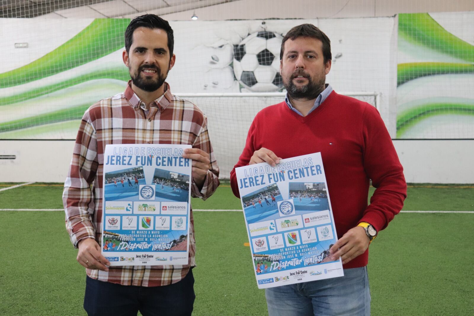 La Liga de Escuelas Jerez Fun Center de fútbol sala ha sido presentada este martes