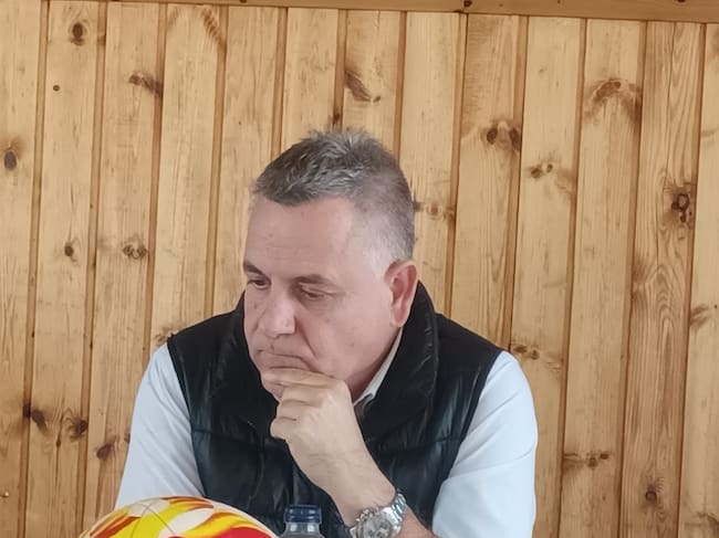 José Antonio Fierro, presidente de la UD Barbastro