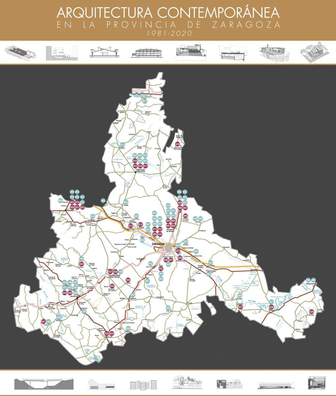 Mapa de los edificio de interés