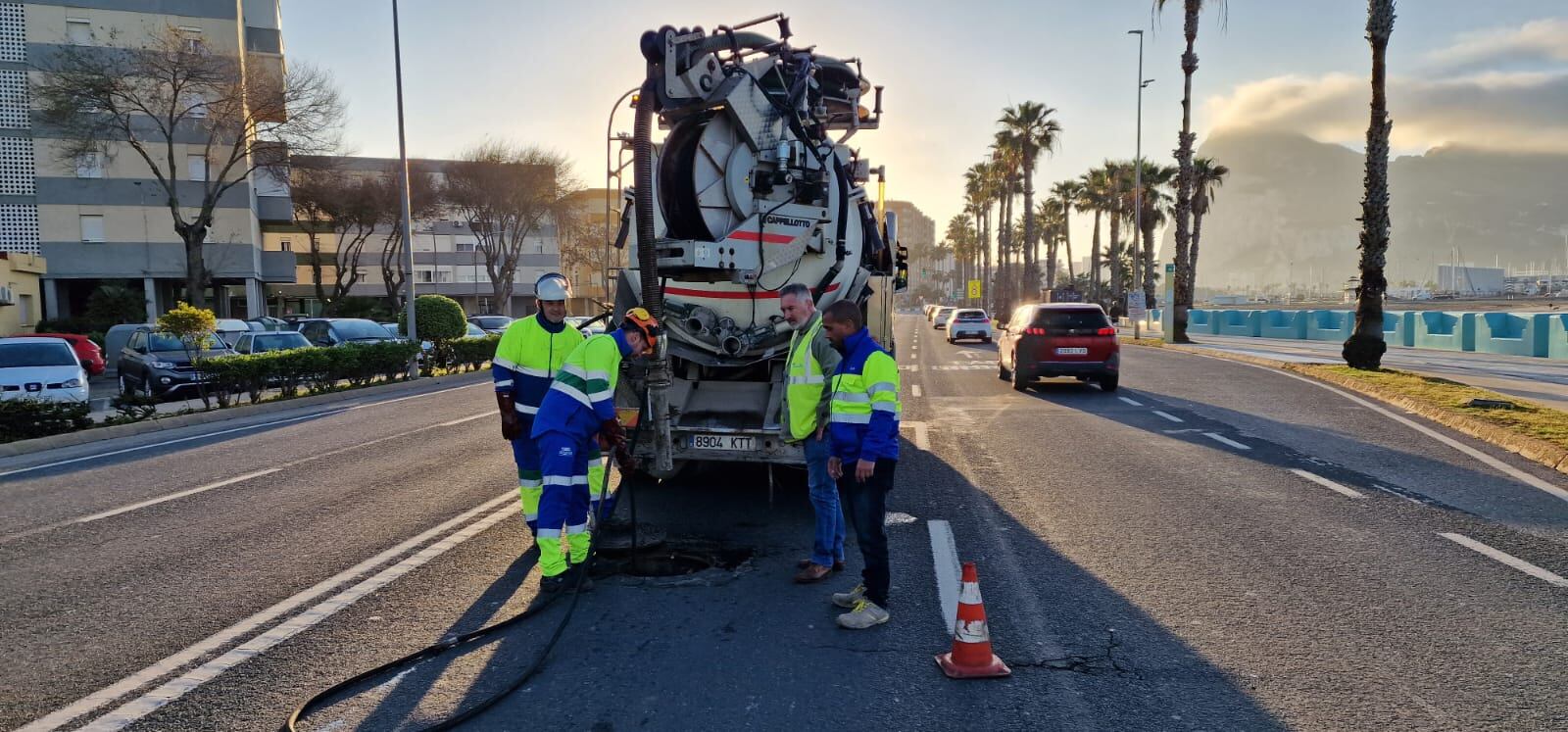 Desatascos en la avenida de España