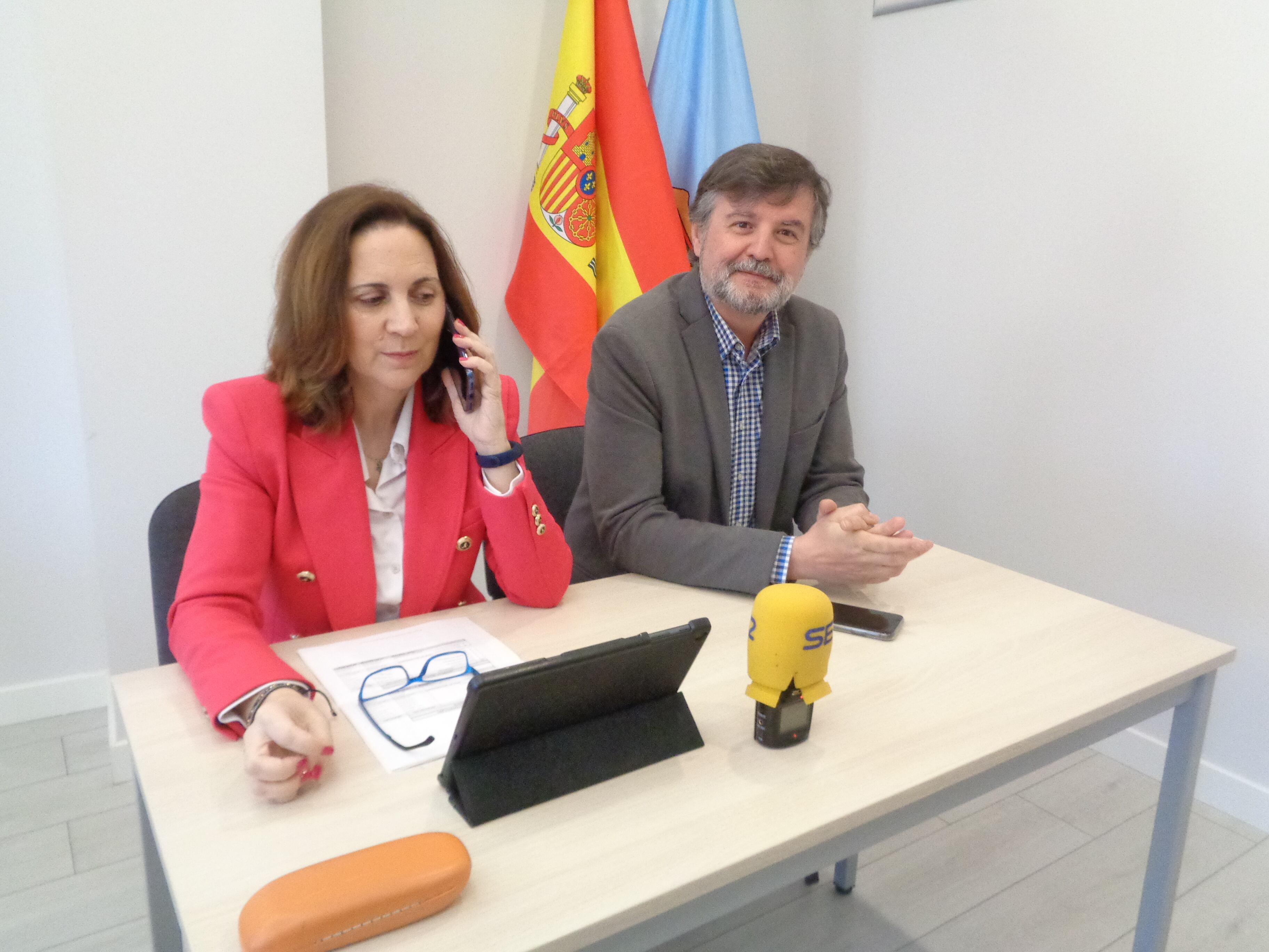 Elia Salinero y Francisco Martín Hontoria