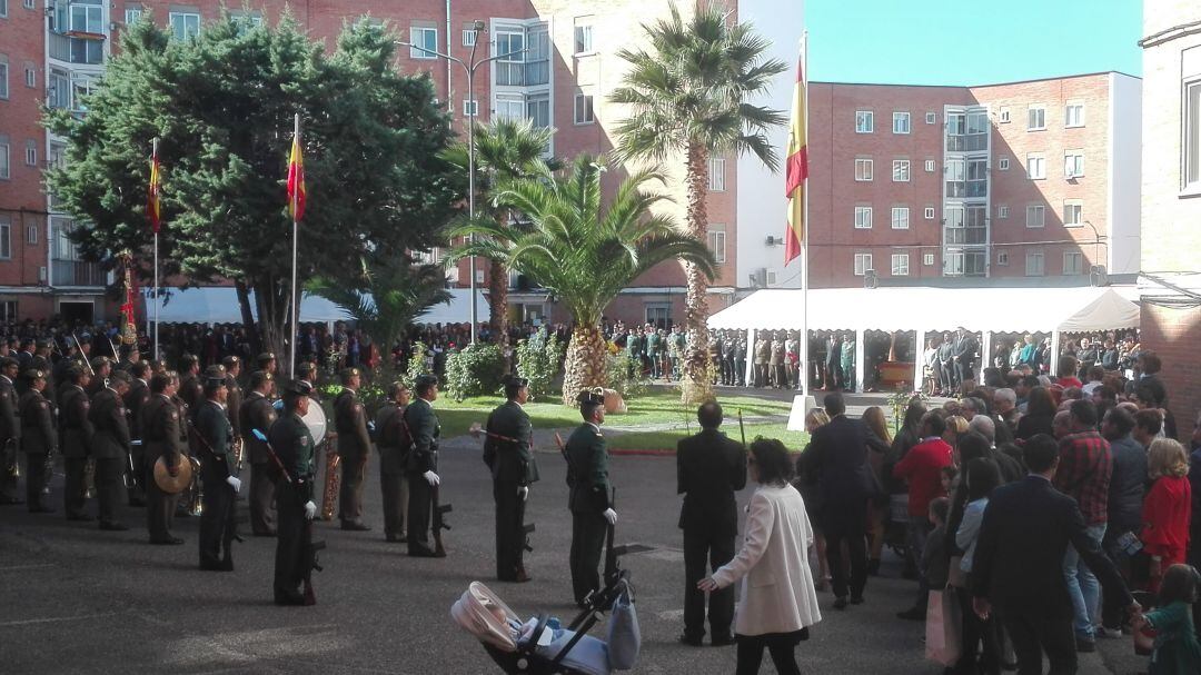 Acto con motivo dela festividad de la Virgen del Pilar en la Comandancia de la Guardia Civil de Zamora