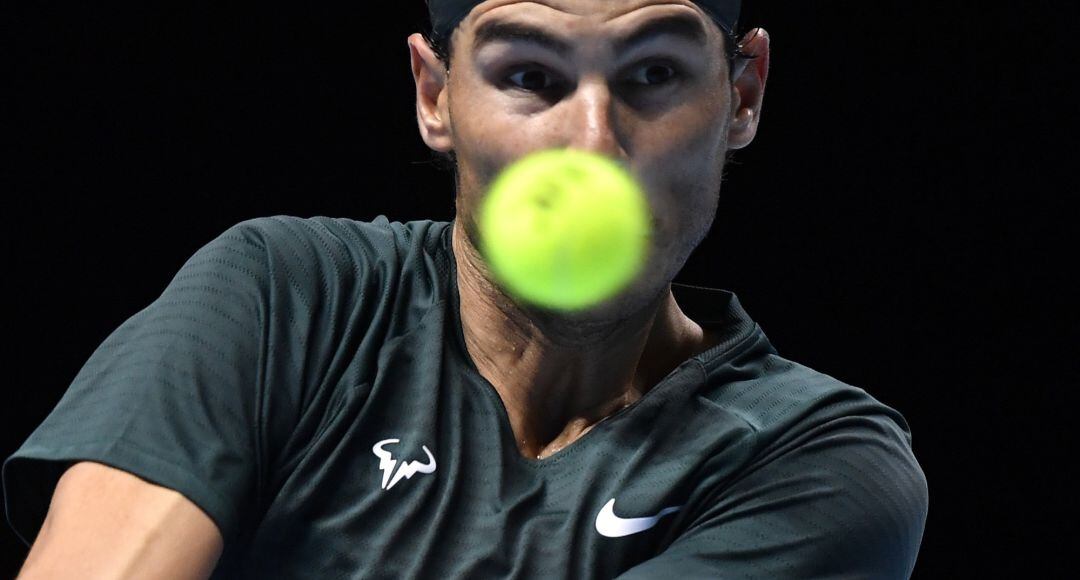 Rafa Nadal, durante el partido en el que ha caído ante Dominic Thiem.