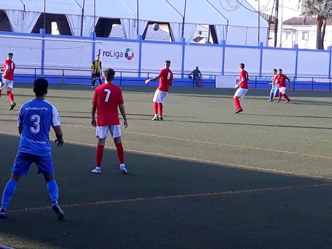 Imagen del partido disputado el domingo en Guadalcacín