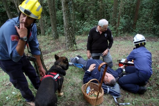 Bombers rescatant un boletaire