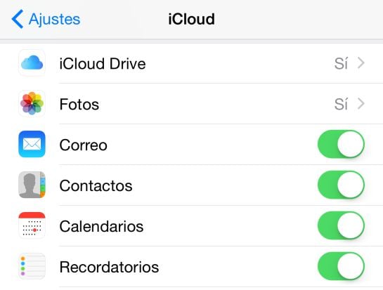 En los ajustes de cuenta se puede seleccionar qué opciones utilizar con cada una