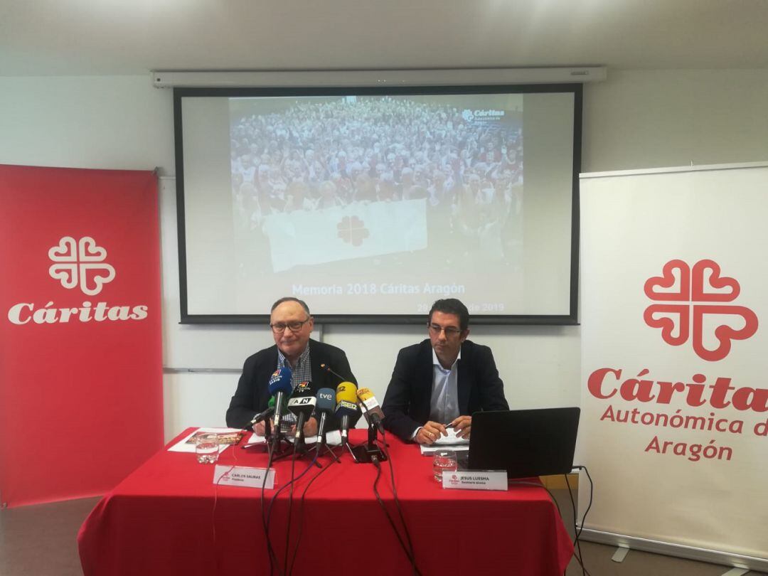 Presentación del informe de 2018 de Cáritas Aragón 