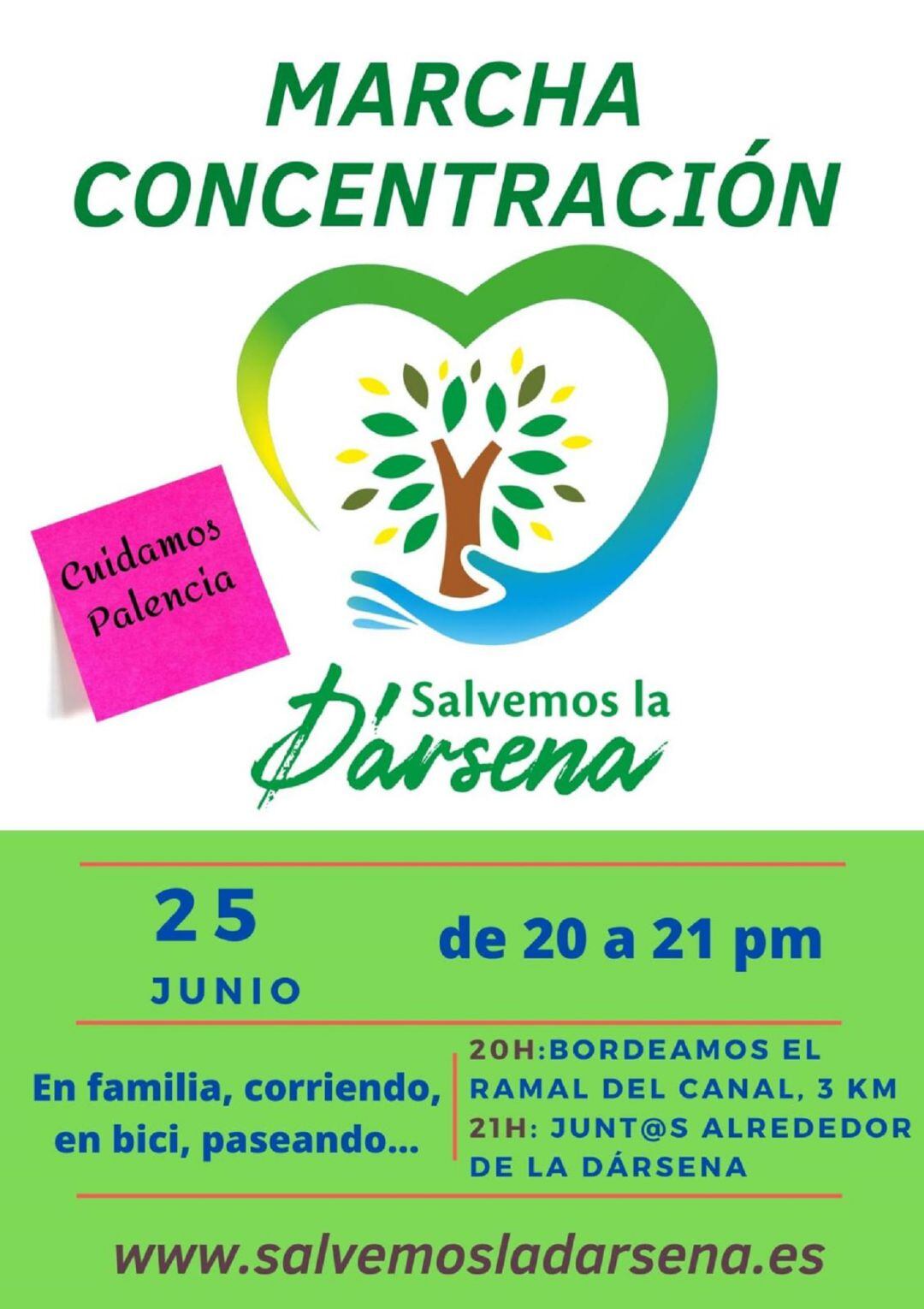 Marcha contra el proyecto de construcción de viviendas en los entornos de la Dársena