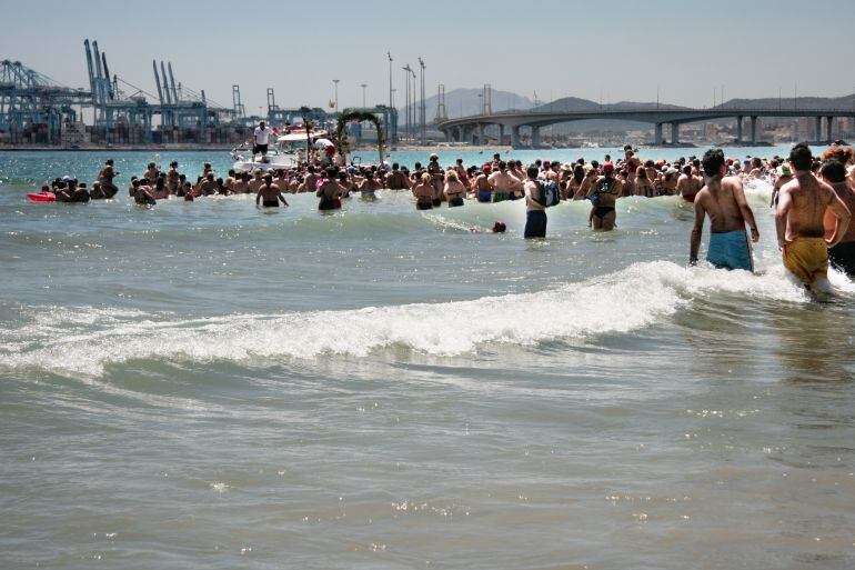 La Romería Marítima de la Virgen de la Palma, en Algeciras, uno de los atractivos turísticos de este fin de semana.