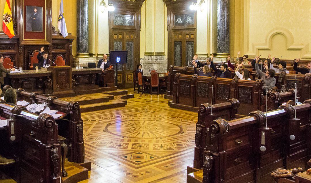 Pleno Municipal A Coruña:foto de archivo