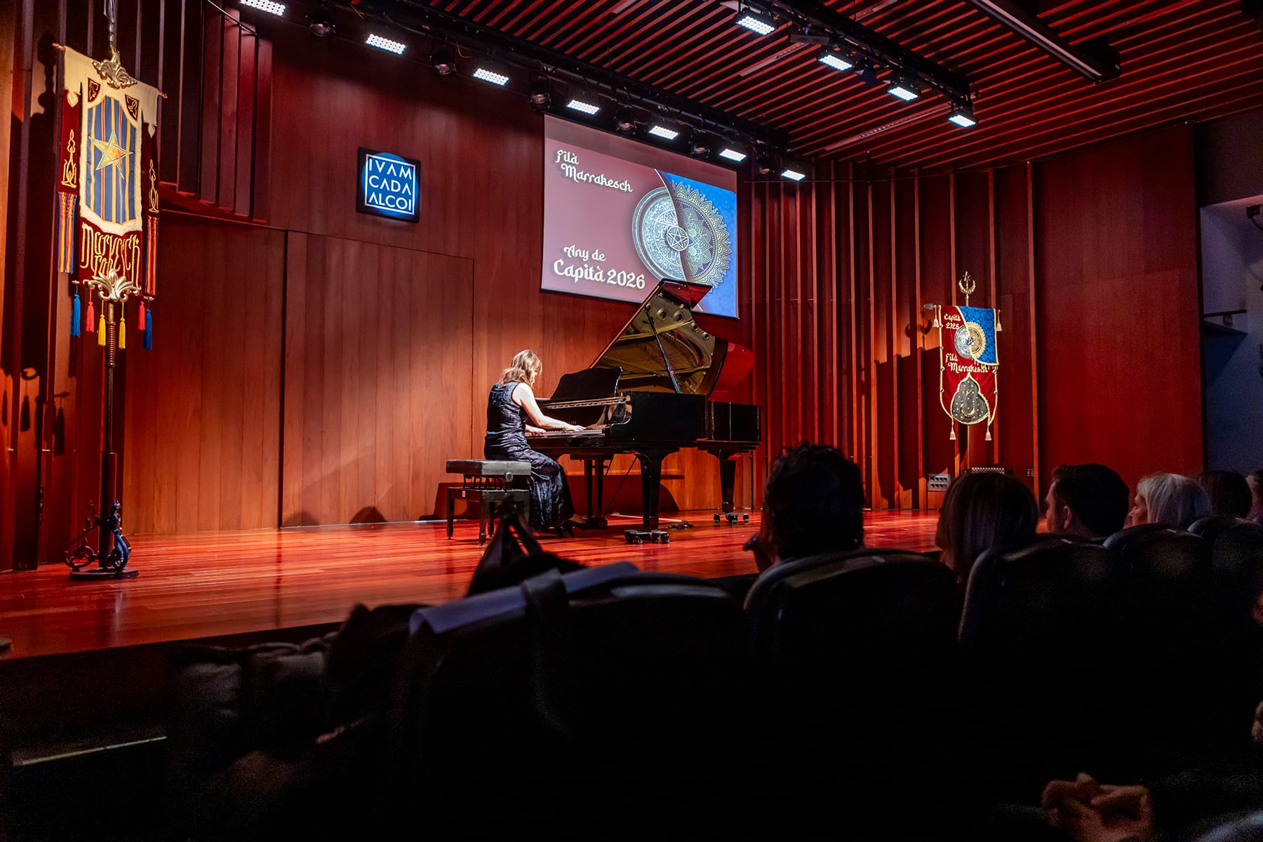 Silvia Gómez Maestro durant el seu recital de piano