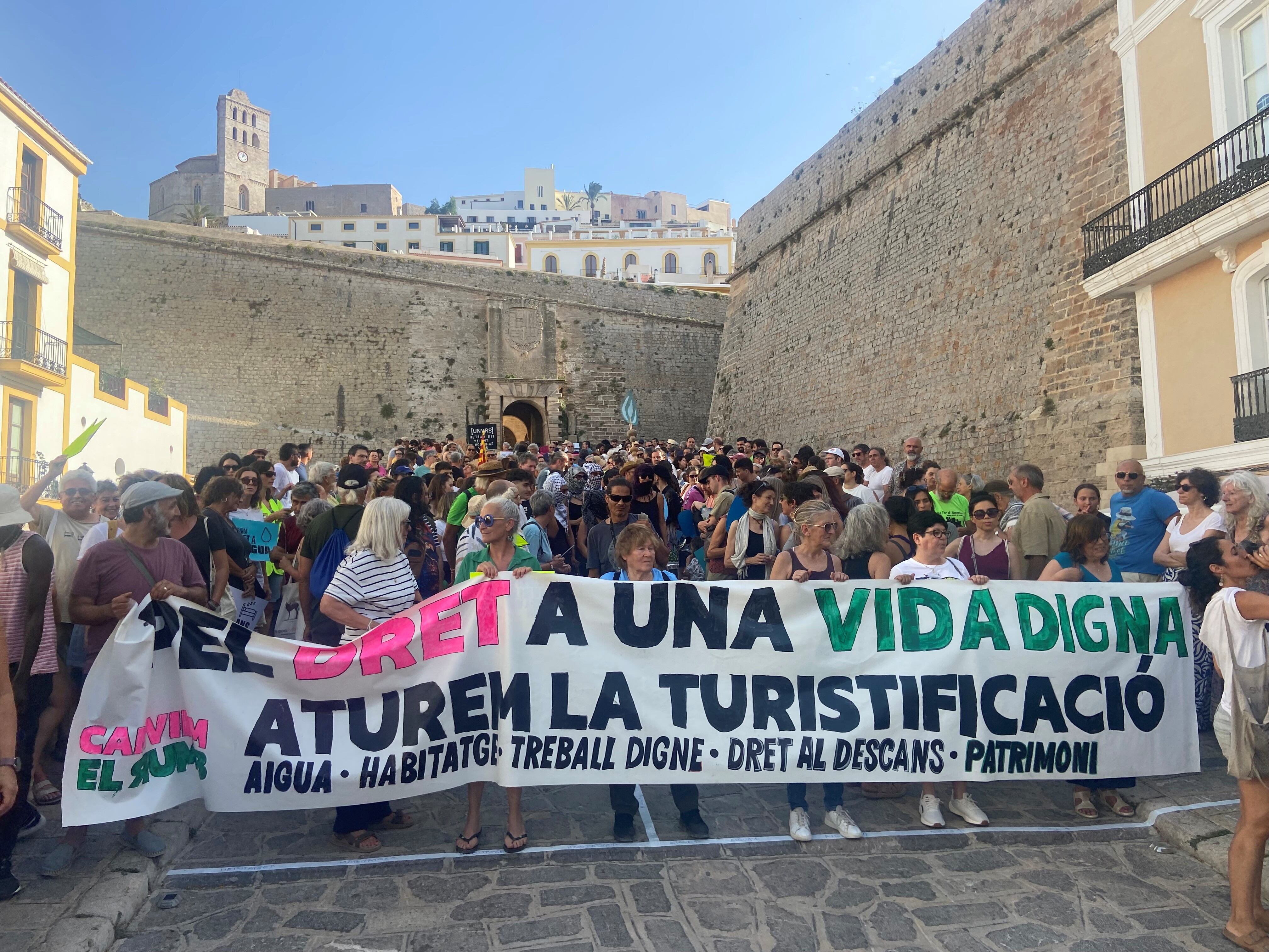 La manifestación ha partido del Portal de ses Taules